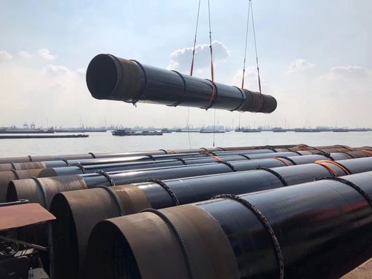 품질  Custom LSAW Steel Pipe / Welded Carbon Steel Pipe For Underground Bunker 공장