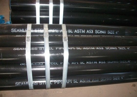 길이 5.8m / 6m / 11.8m / 12m ASTM A106 매듭 없는 철강 파이프 사용자 정의