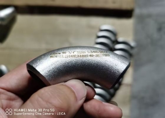 ASME B 16.9 강철 파이프 부착 1/2 인치 48 인치 고압