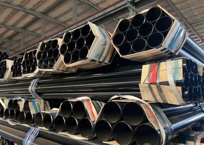 펀칭 서비스 ASTM A/ASME SA 53 A B 등급 검은색 무縫鋼管 0.2-100mm 두께