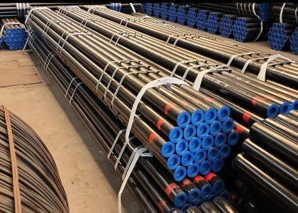 뜨거운 굴려진 무계목 강관 오일 파이프 라인 API 5L 기준 ASTM A106 A53