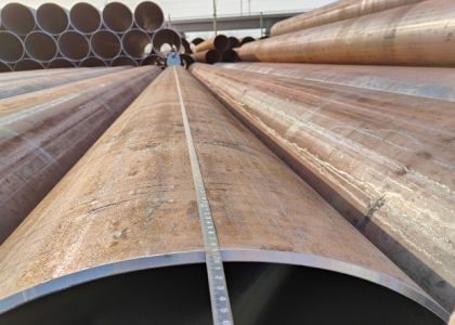 API 5L GRB 강철 등급 LSAW 파이프 355.6 - 2320mm OD 200-220g/m2 진크 코팅