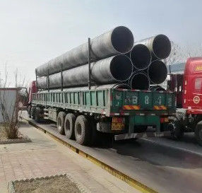 SSAW 가접 철강 파이프 5mm-25.4mm 벽 건설