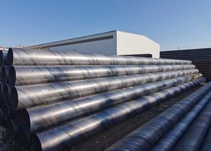 나선 용접 철강 파이프 큰 지름 물 오일 가스 12m 길이 ASTM 인증