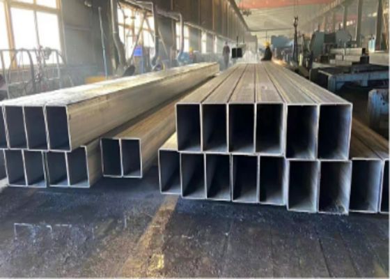 S235JR 강철 홀로 섹션 15-1000mm OD 검은 정사각형