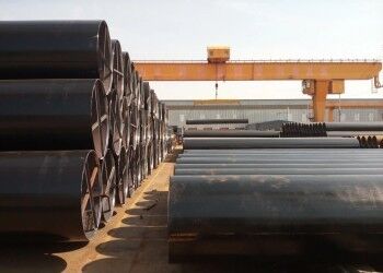 EN10219 표준 LSAW 스틸 파이프 355.6mm-2320mm 지름과 5mm-50mm 벽 두께로 무거운 용량 애플리케이션