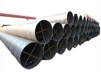 355.6mm-2320mm 외경, 5mm-50mm 두께, 3PE 코팅의 내구성이 뛰어난 유체 수송용 LSAW 강관