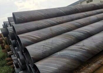 SSAW Steel Pipe with Punching Processing Service for Low Pressure Liquid Delivery in 219.1mm to 2540mm Diameter