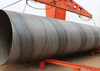 SSAW Steel Pipe with 5mm-25.4mm Wall Thickness and 219.1mm-2540mm Outer Diameter for Low Pressure Liquid Delivery