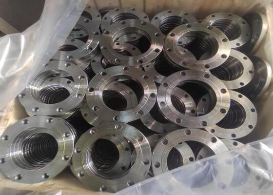 GOST 표준 산업 파이프 라인 시스템용 랩 관절 연결과 함께 철제 용접 플랜지