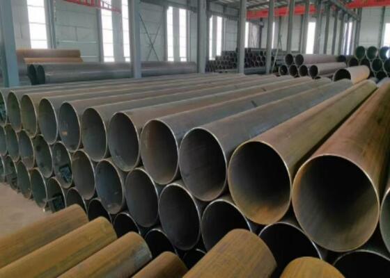 LSAW 철강 파이프 355.6mm-2320mm 외부 지름과 파이프 쌓기 건설을위한 5mm-50mm 벽 두께